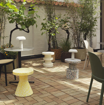 Normann Copenhagen Bit Stool White Multi
