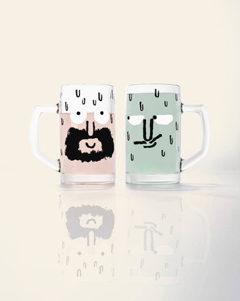 NouNou Beer Glass A Beard