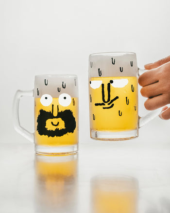 NouNou Beer Glass A Beard