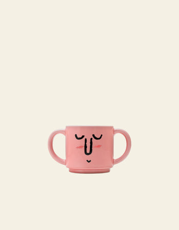 NouNou Double Handle Mug Pink