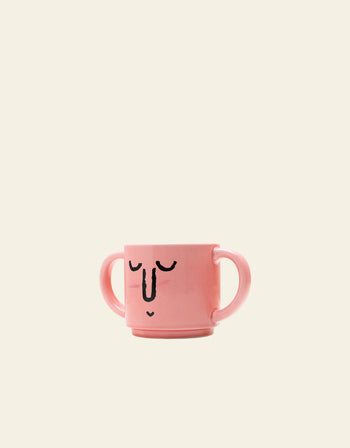 NouNou Double Handle Mug Pink