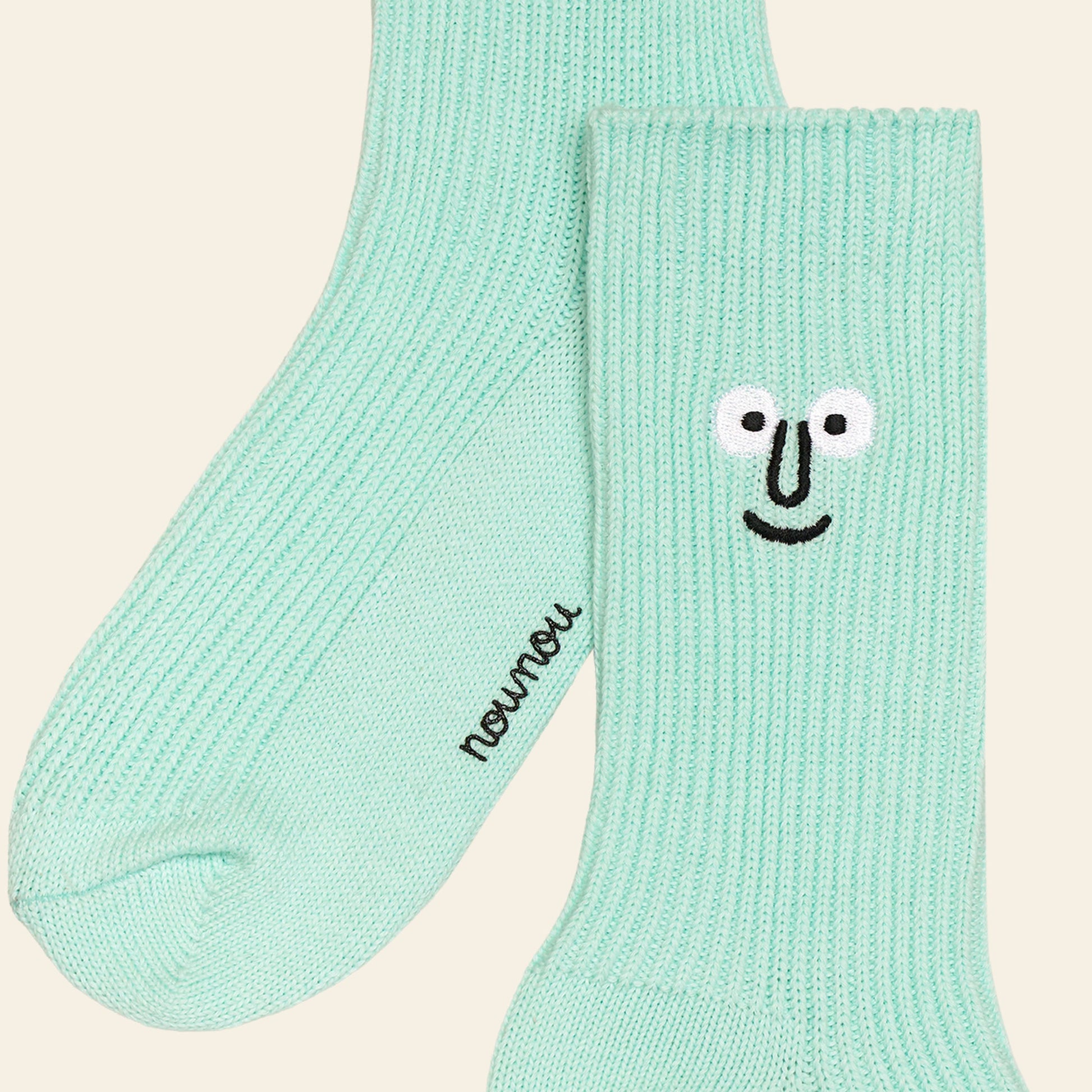 NouNou Face Crew Socks Mint