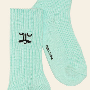 NouNou Face Crew Socks Mint
