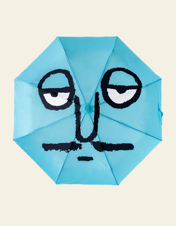 NouNou Face Umbrella Blue