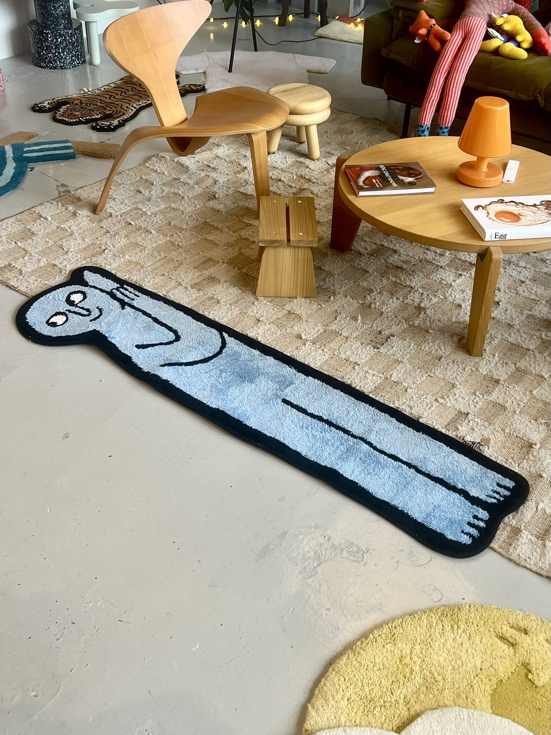 NouNou Giant Rug - Blue