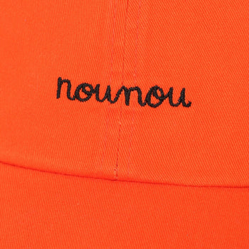 NouNou Jean Signature Face Cap Orange