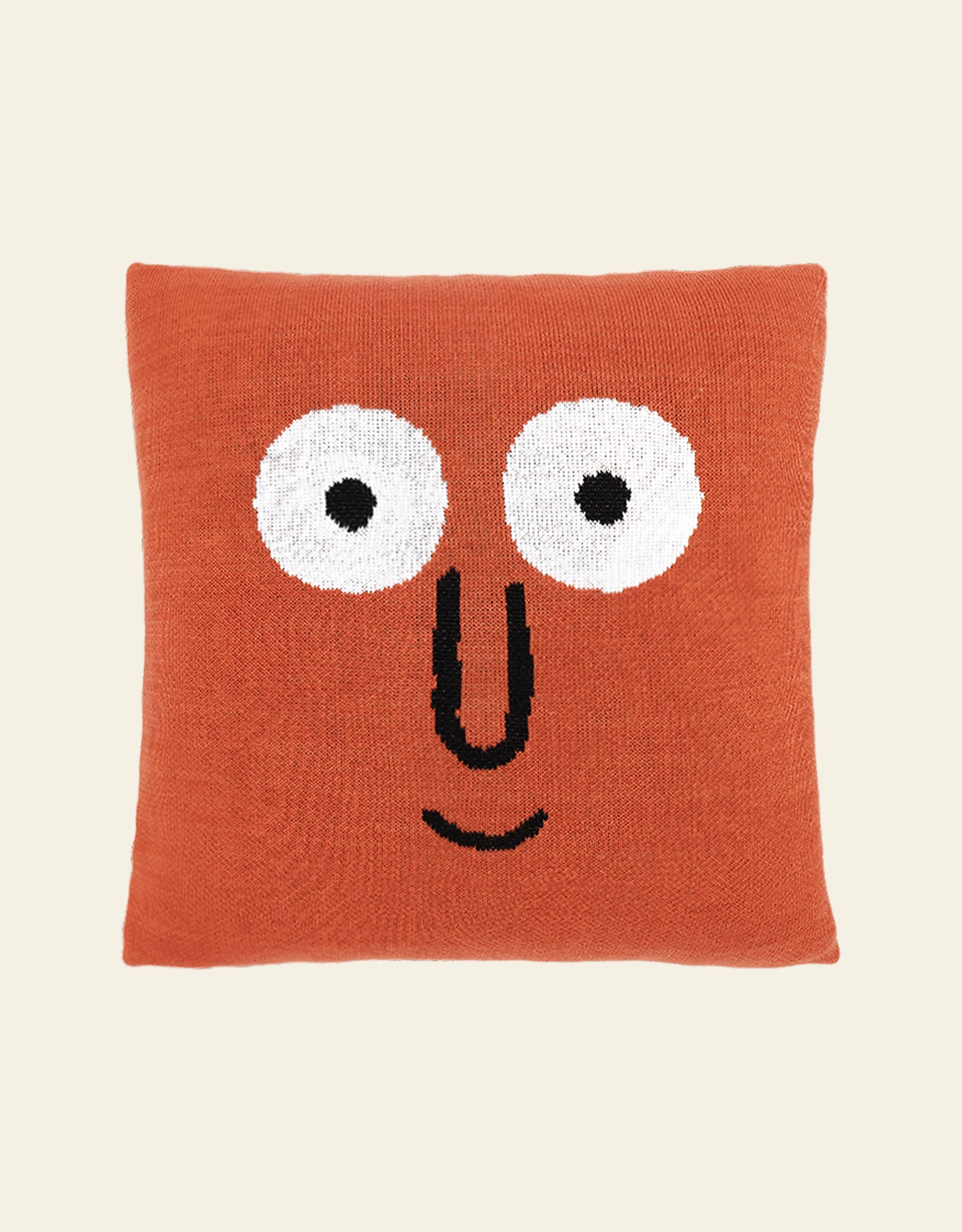 NouNou Knit Cushion Cover Orange
