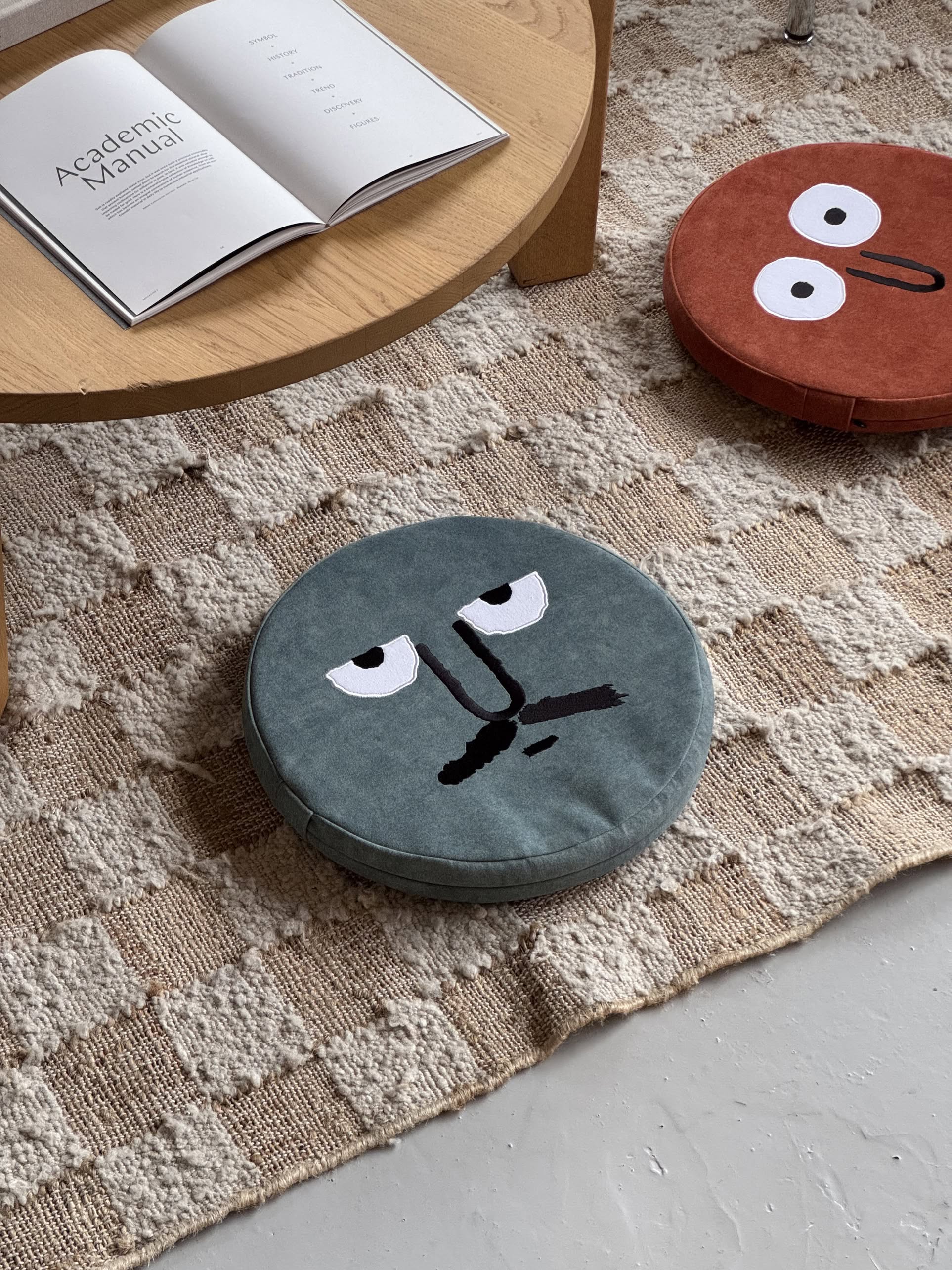 NouNou Stool Cushion - Green