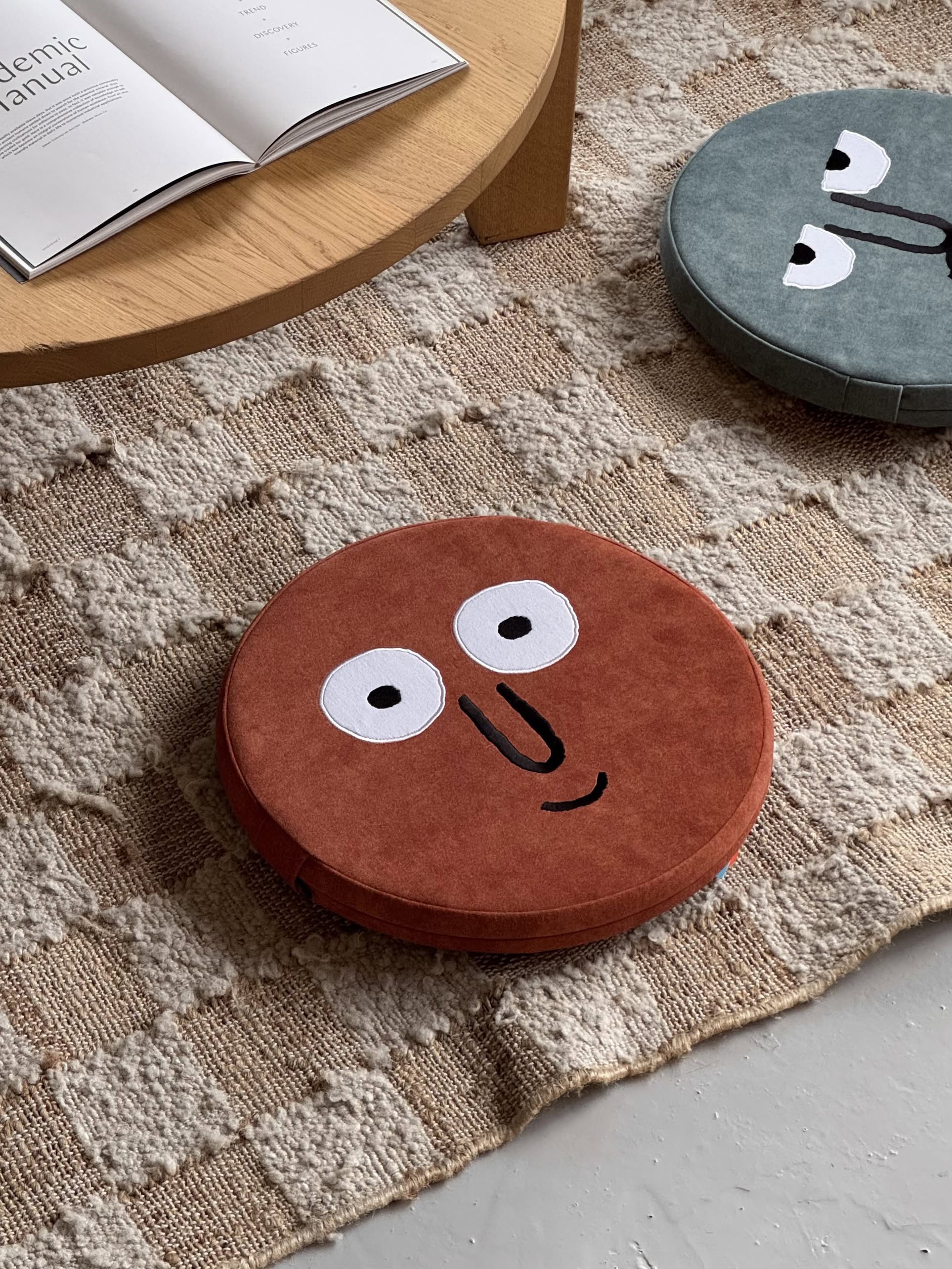 NouNou Stool Cushion - Orange