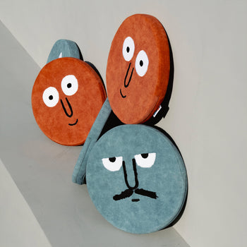 NouNou Stool Cushion Orange