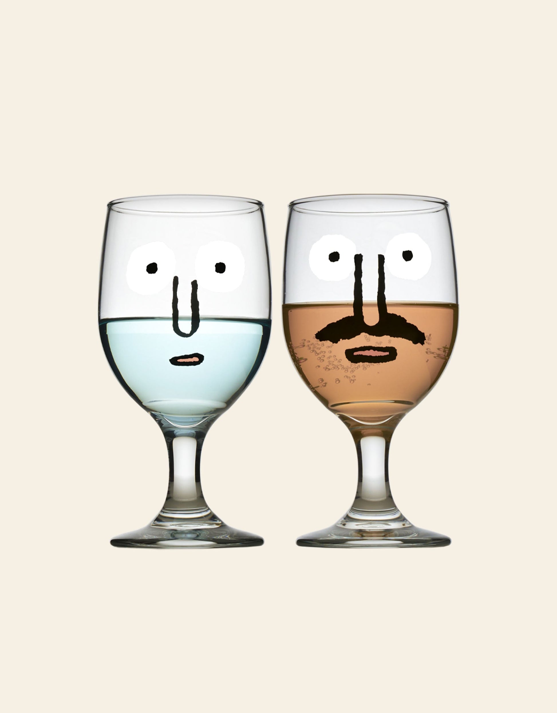 NouNou Switch Wine Glass Set Clear
