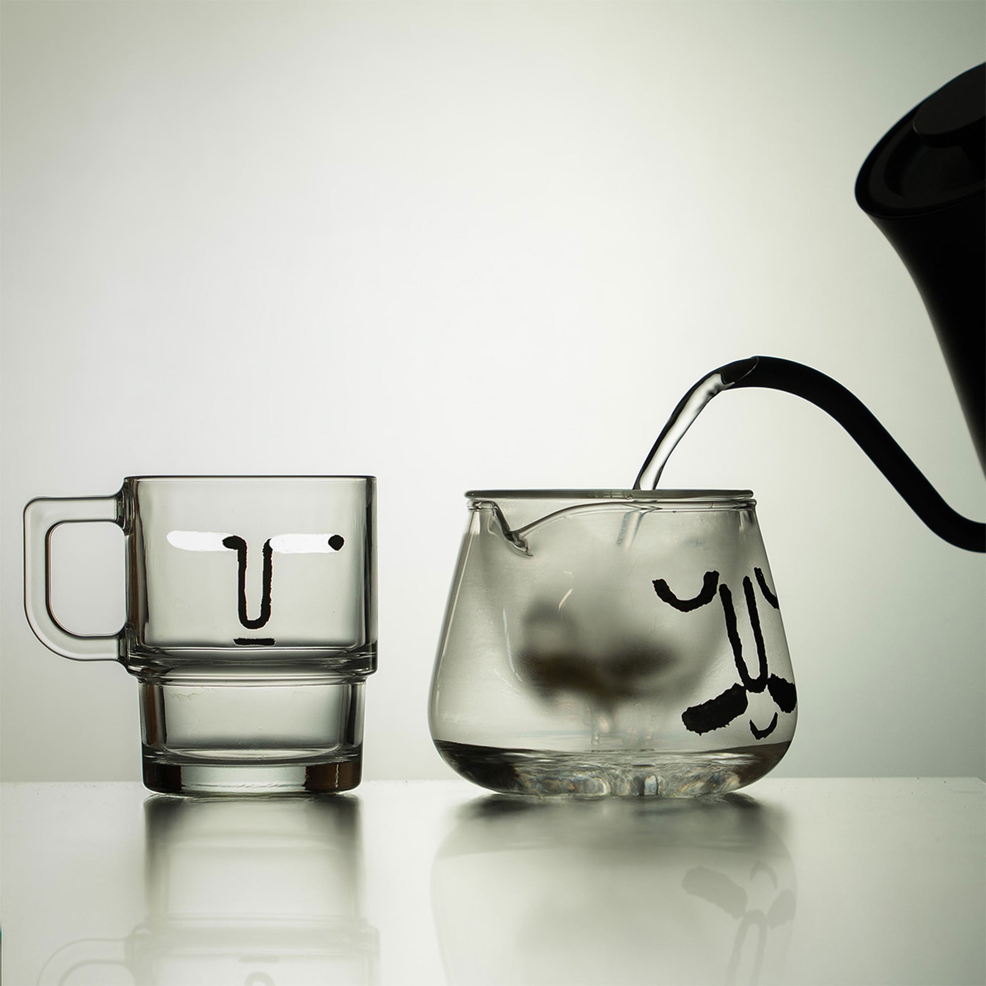 NouNou Switch Wine Glass Set Clear
