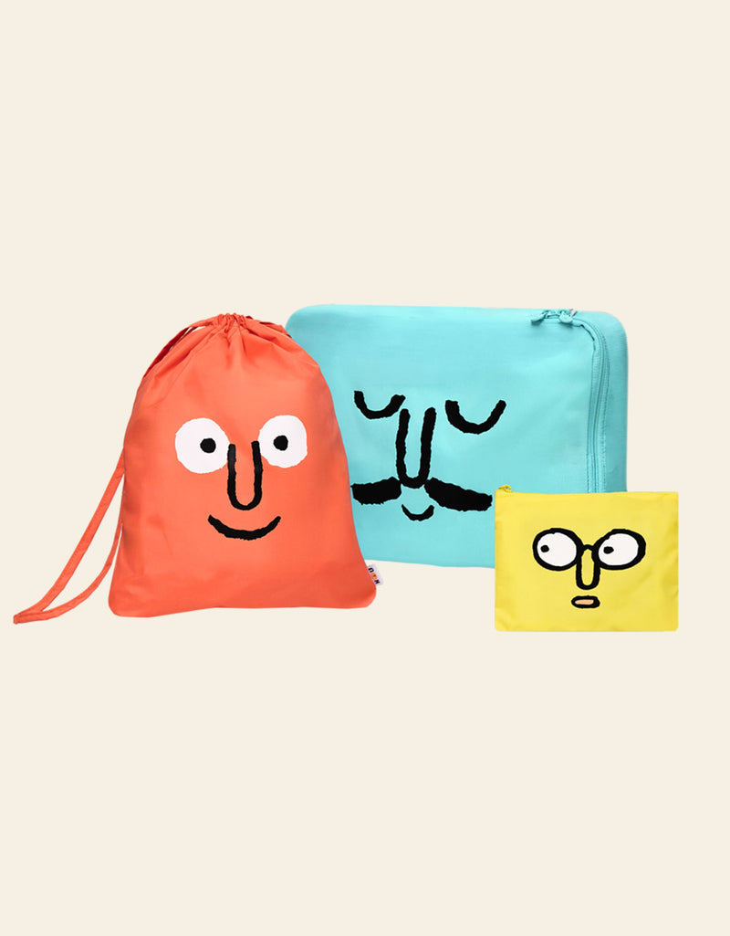 NouNou Travel Pouch Set - Multicolour