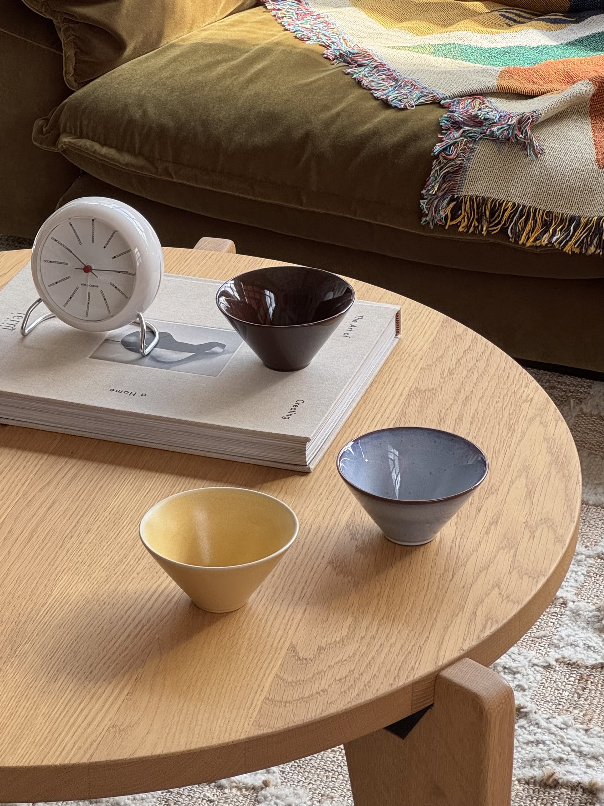 OYOY Living Design Yuka 碗，3 件套 - 深陶土色