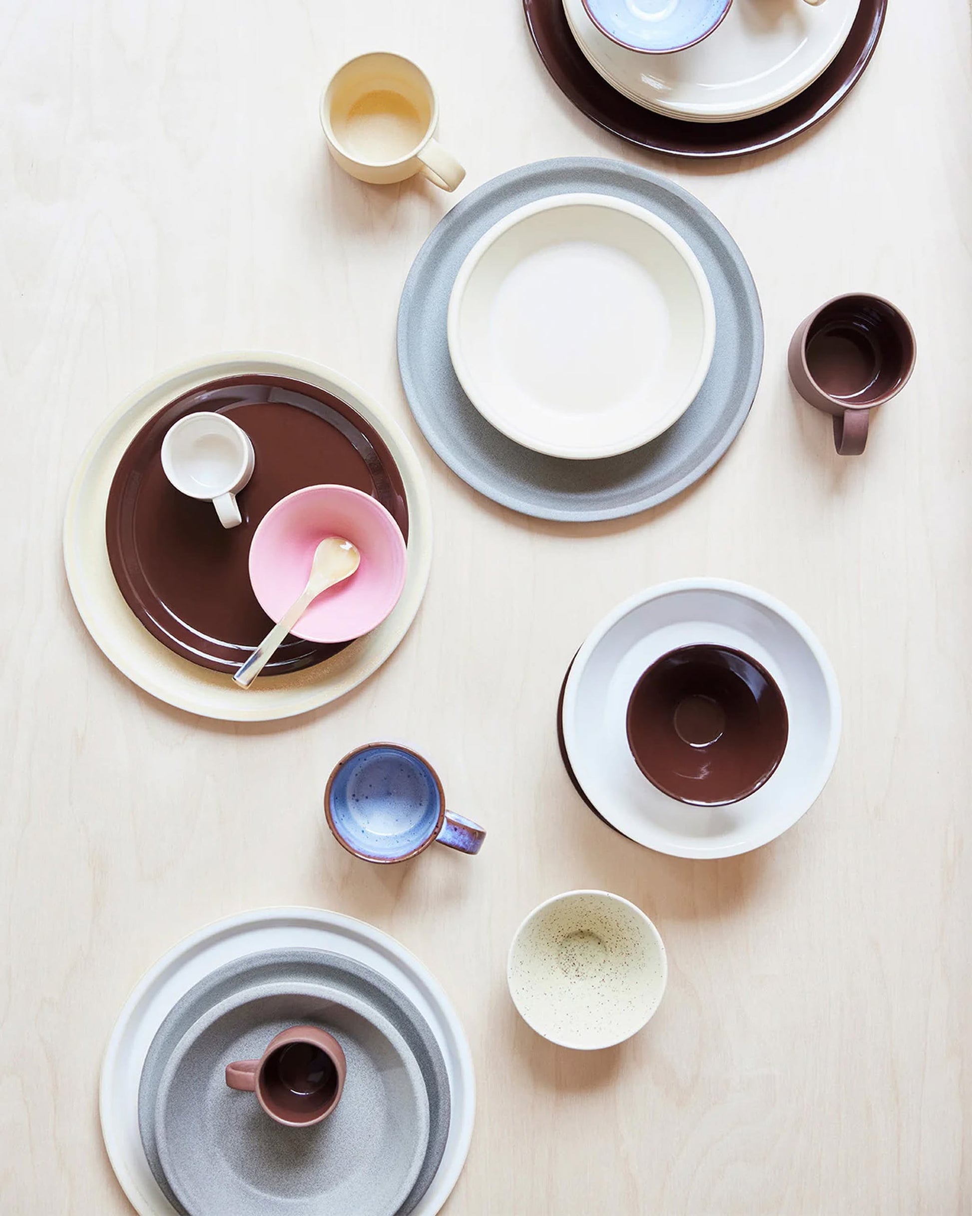 OYOY Living Design Yuka Lunch Plate Set of 2 Stone