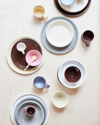 OYOY Living Design Yuka Lunch Plate Set of 2 Stone