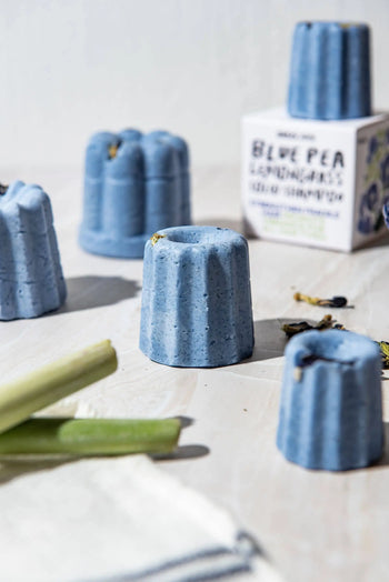 Oasis Beauty Kitchen Blue Pea Lemongrass Solid Shampoo Midi Canele Shampoo