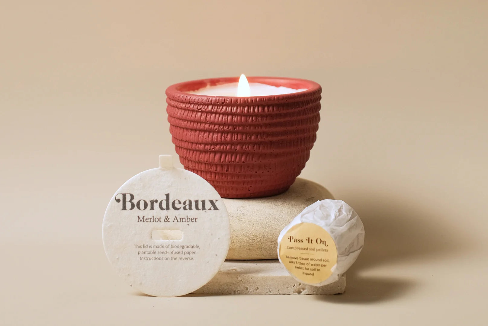 Pass It On Bordeaux Candle