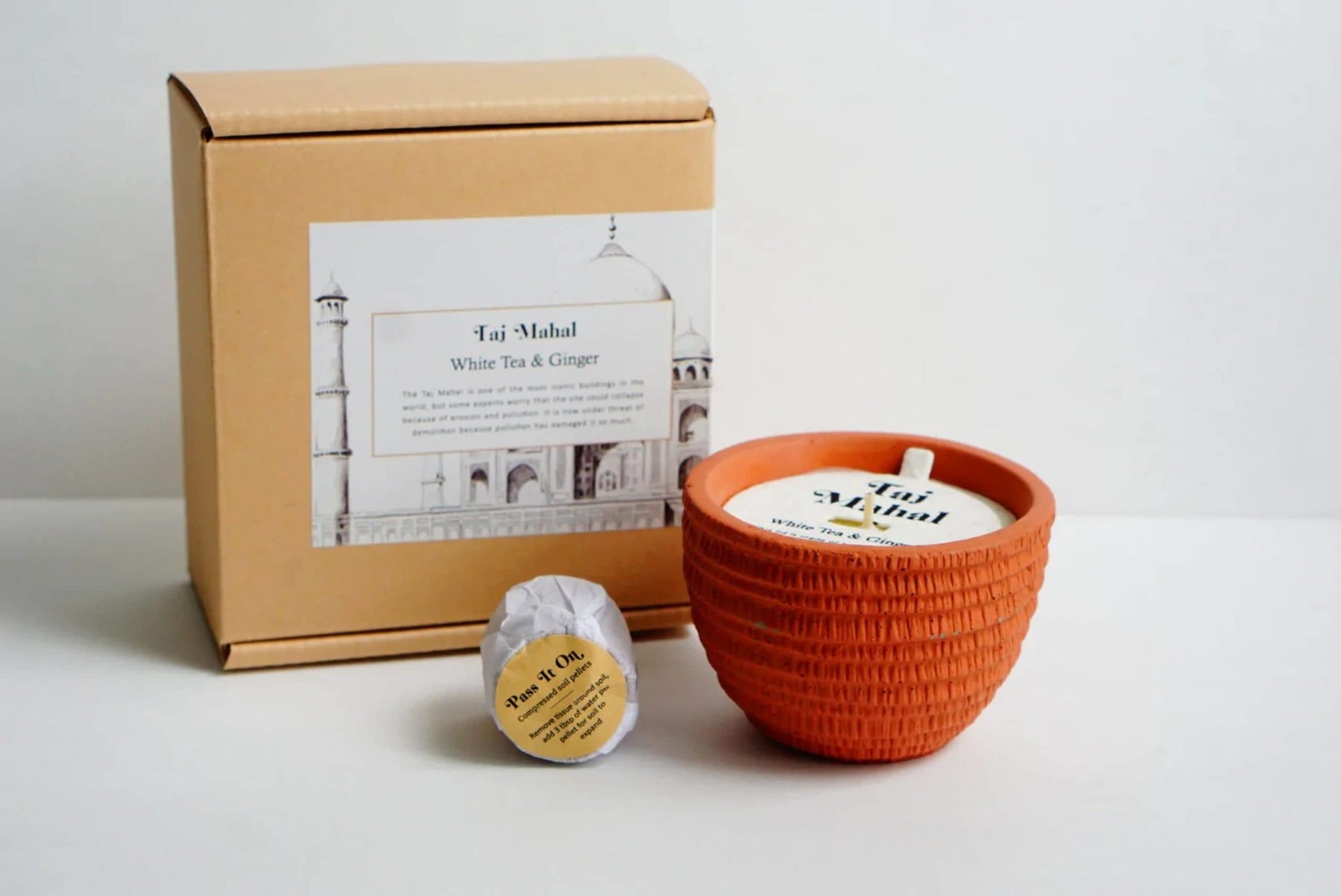 Pass It On Taj Mahal Candle 3