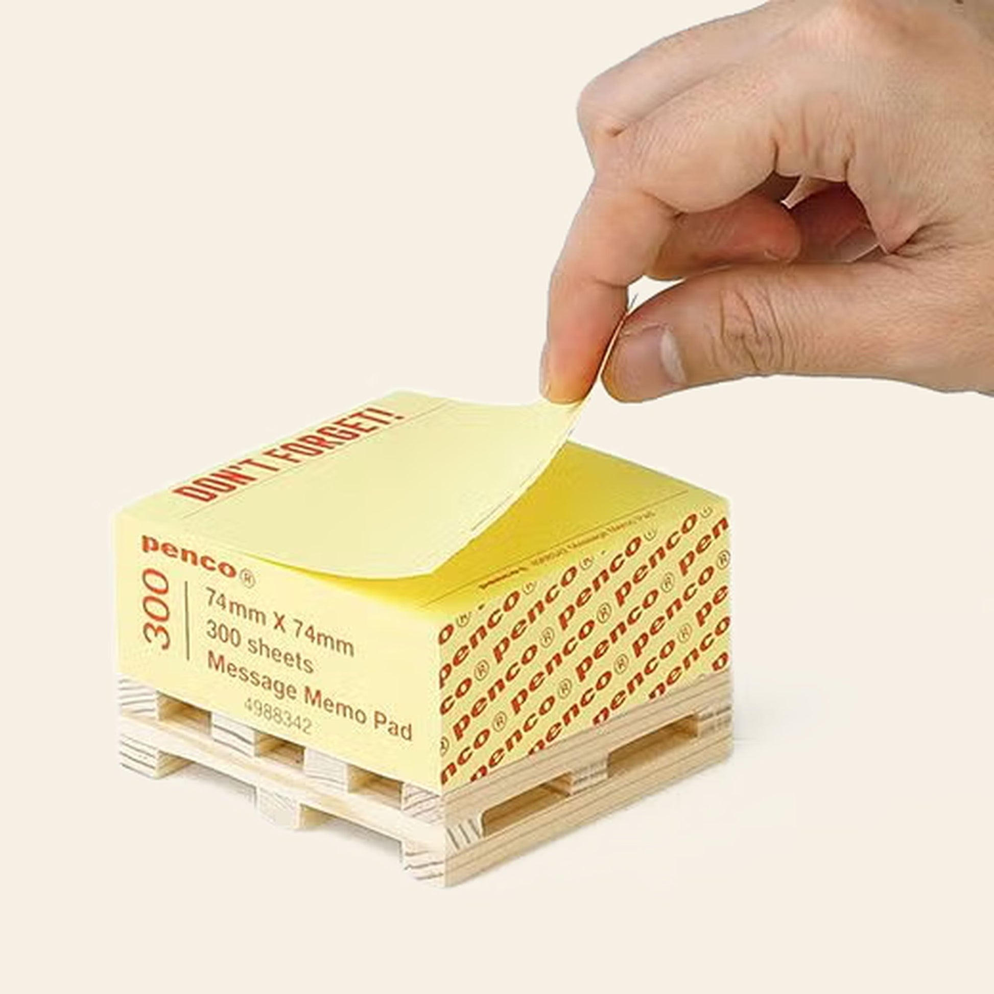 Penco Memo Block on Pallet Don't Forget
