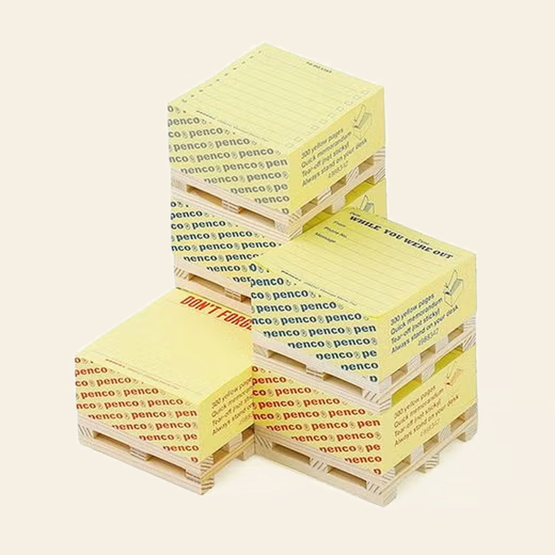 Penco Memo Block on Pallet Don't Forget