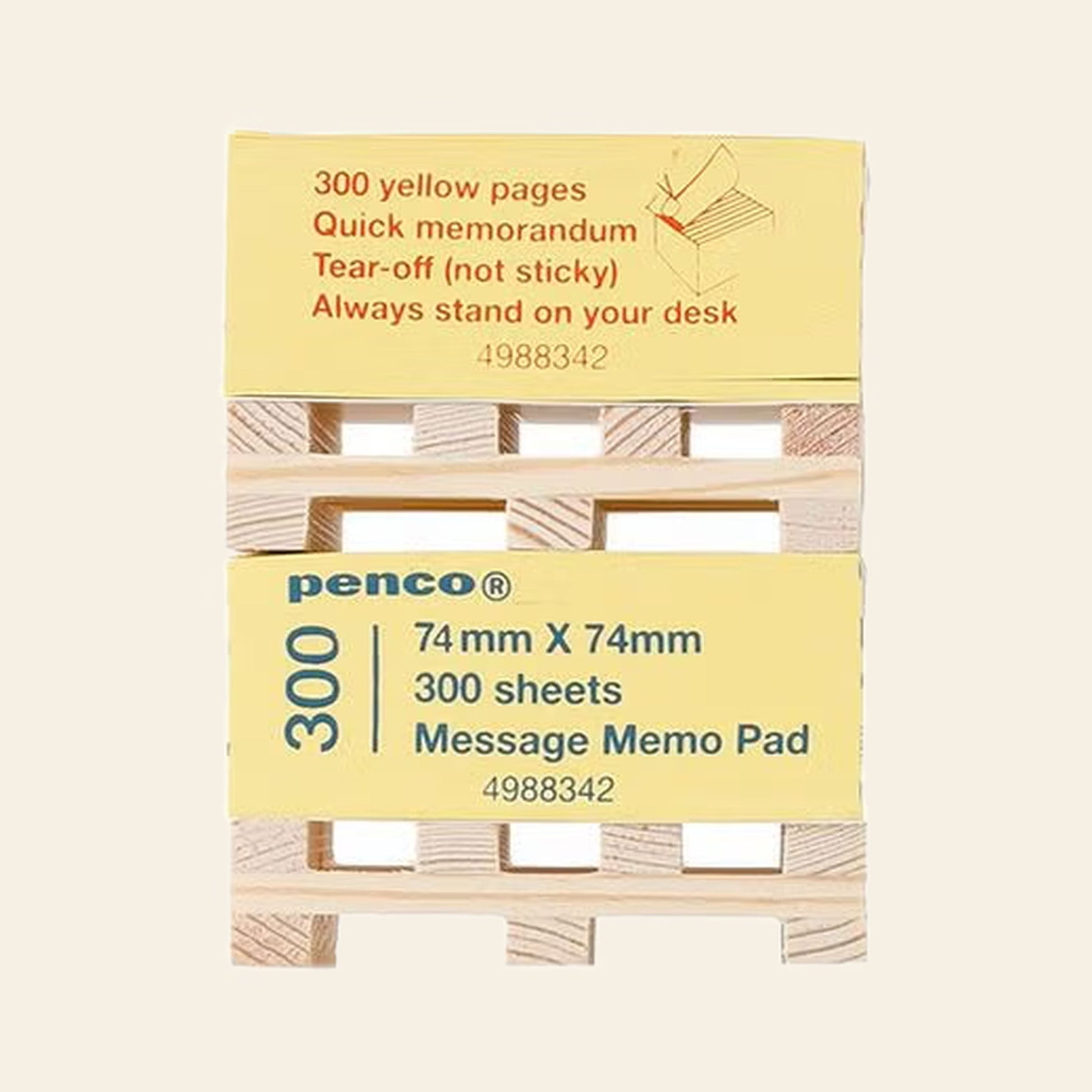 Penco Memo Block on Pallet Don't Forget