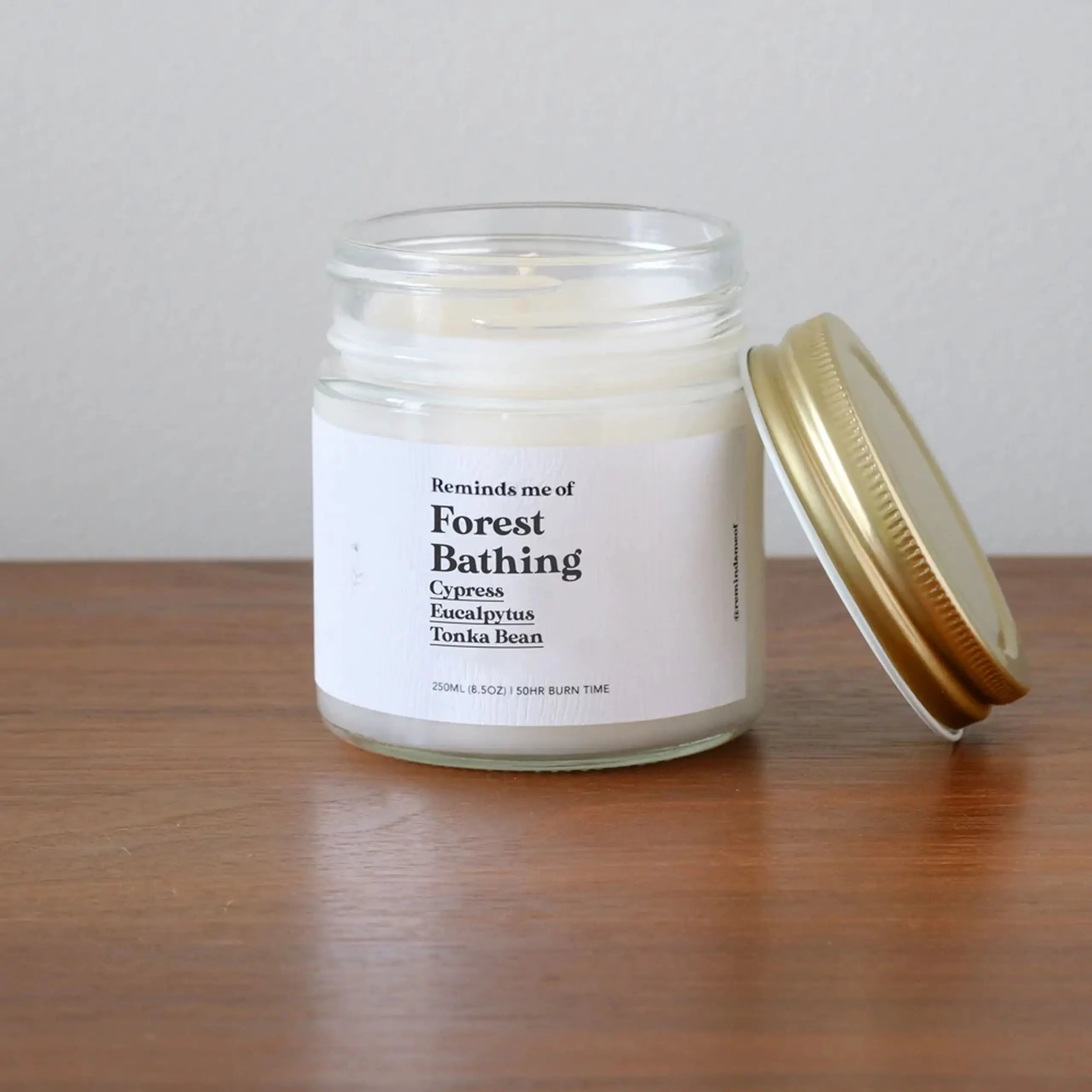 Reminds Me Of Forest Bathing Candle