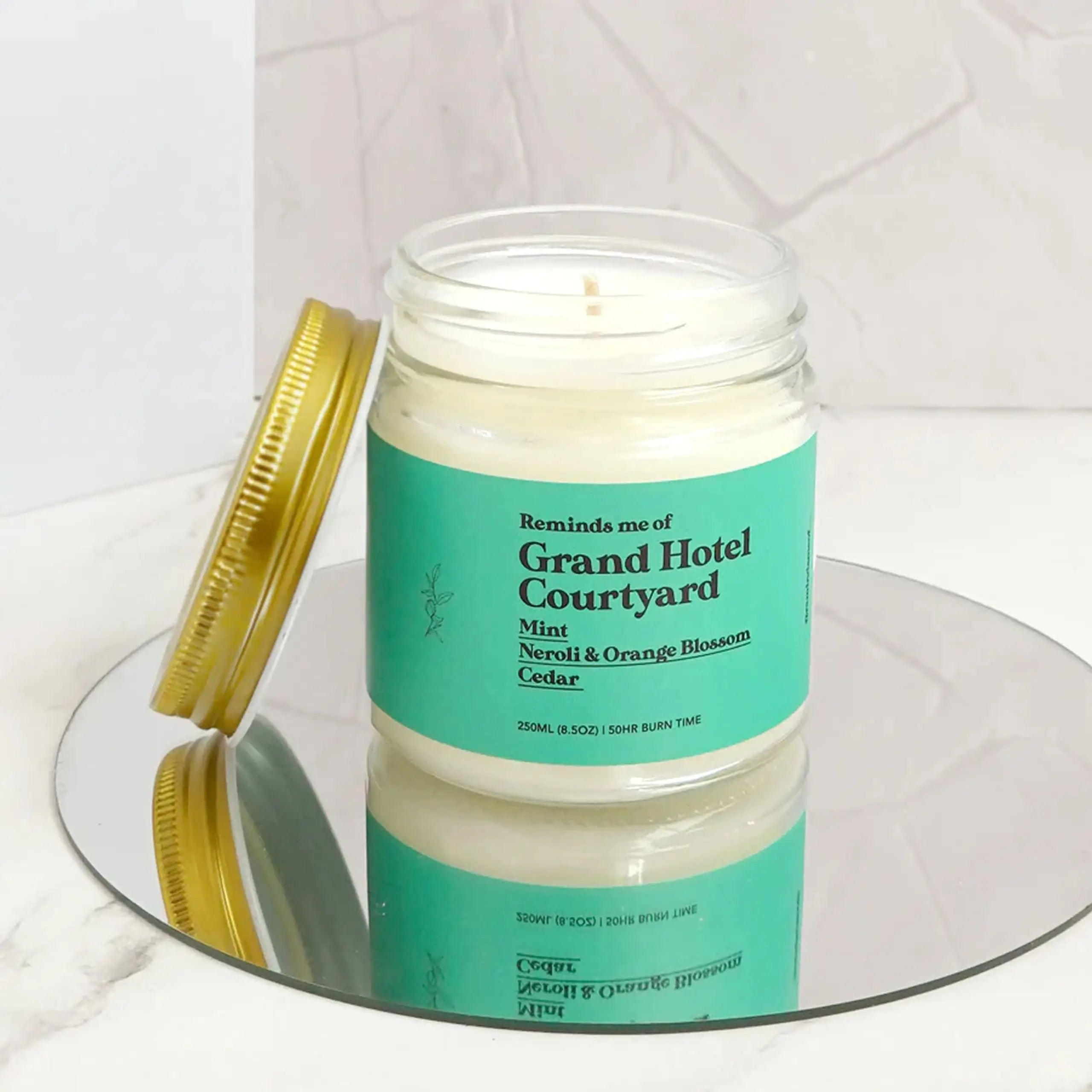Reminds Me Of Grand Hotel Courtyard Candle