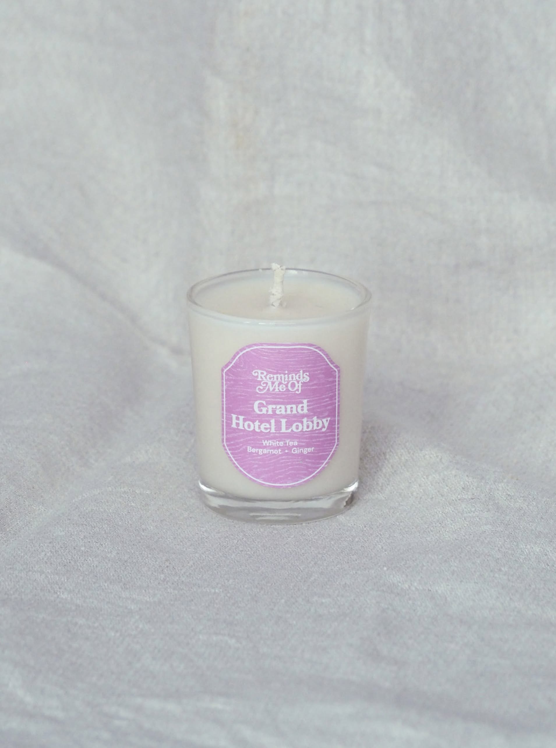 Reminds Me Of Grand Hotel Lobby Mini Votive Candle