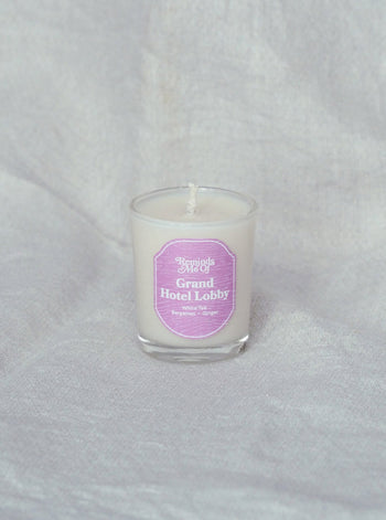 Reminds Me Of Grand Hotel Lobby Mini Votive Candle