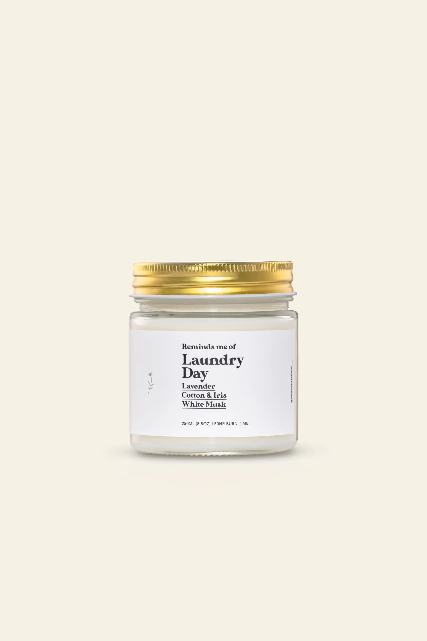Reminds Me Of Laundry Day Candle Candle