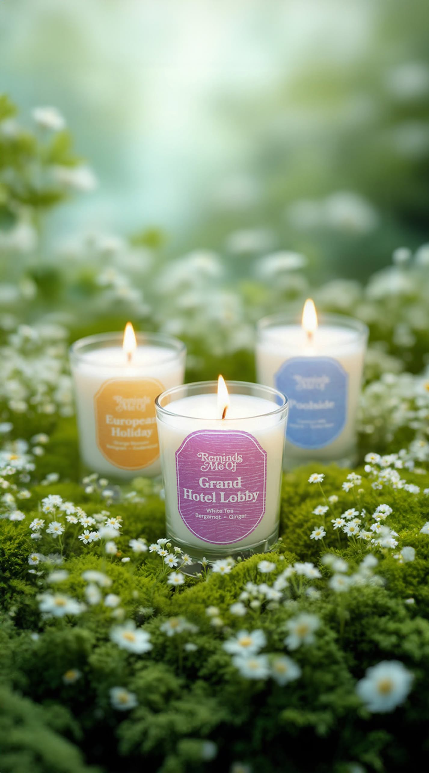Reminds Me Of Poolside Mini Votive Candle