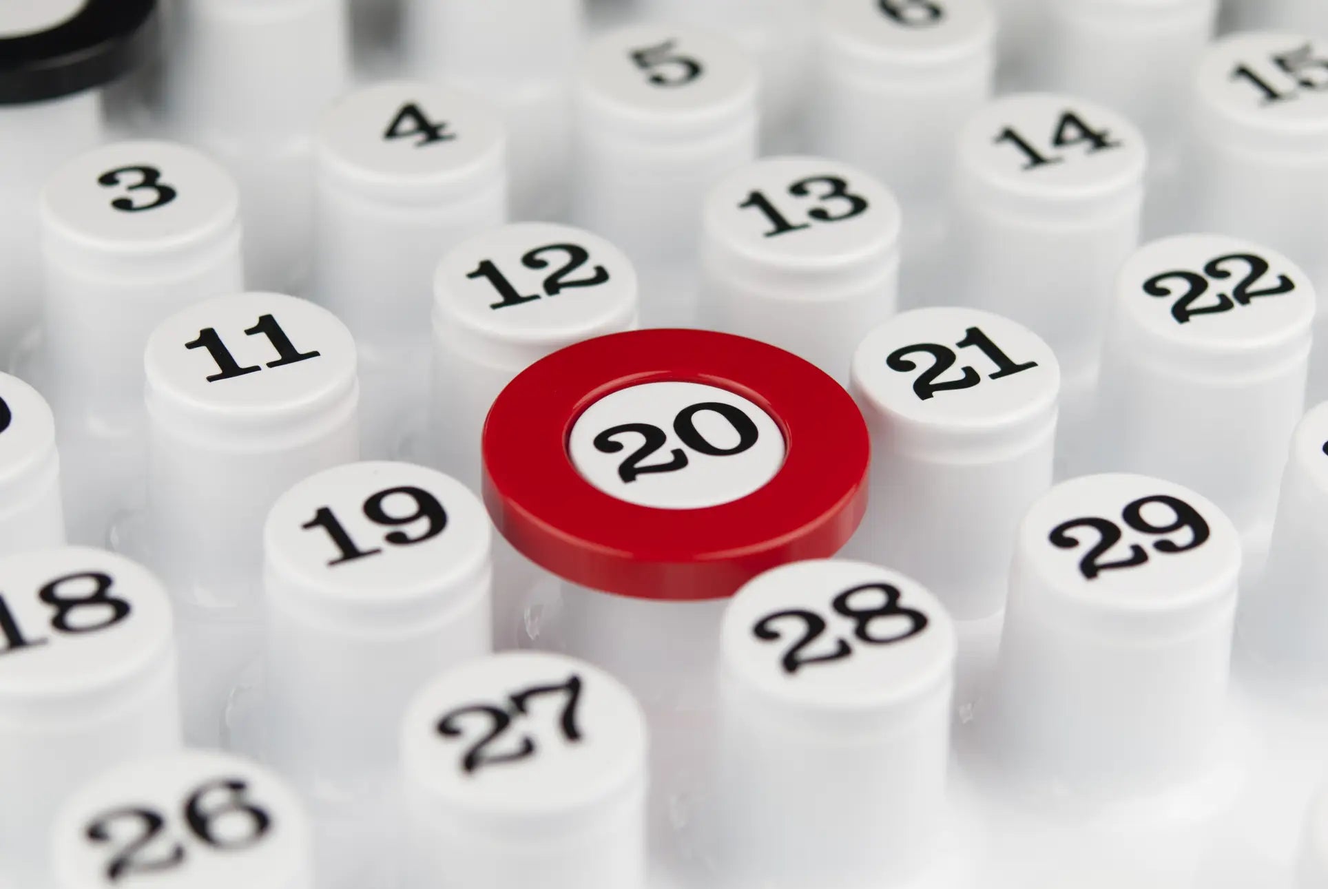 Ring A Date Calendar Ring Warm Red