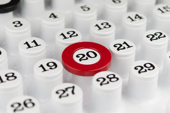 Ring A Date Calendar Ring Warm Red