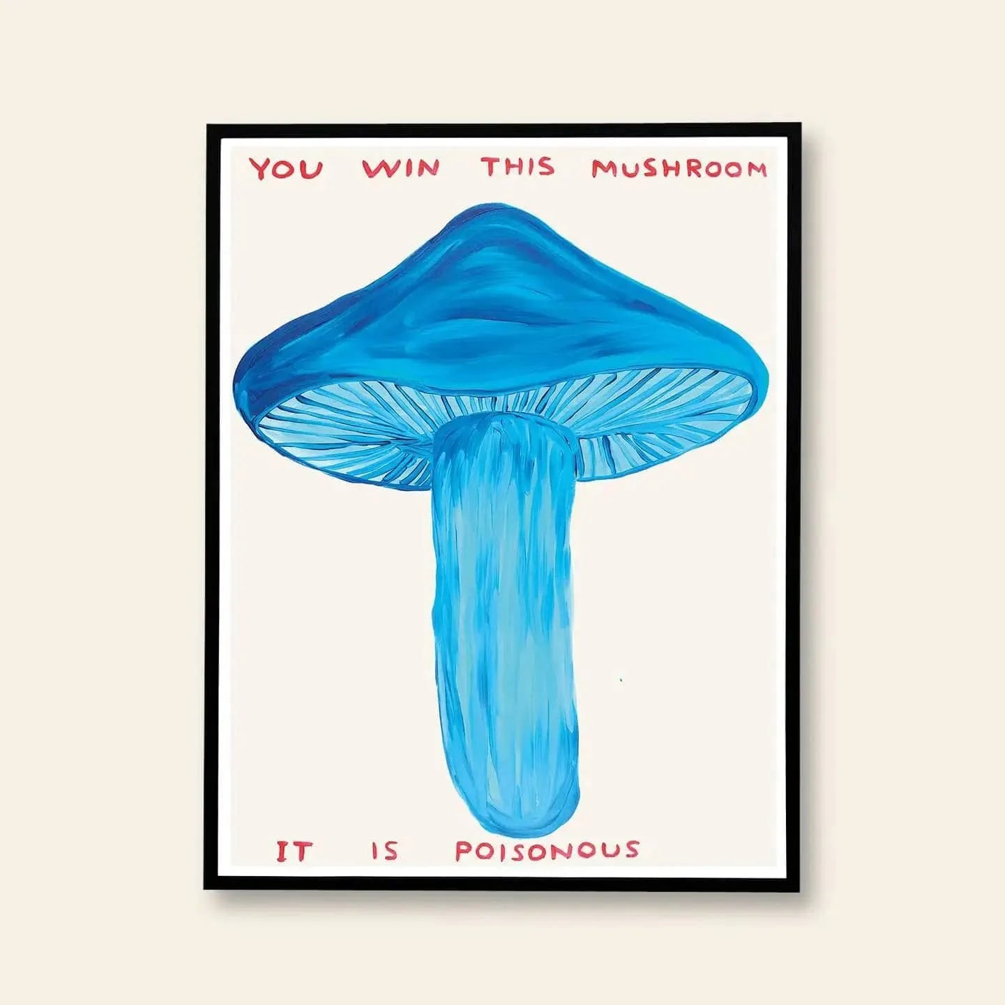 Shrig Shop David Shrigley - You Win This Mushroom (60x80)