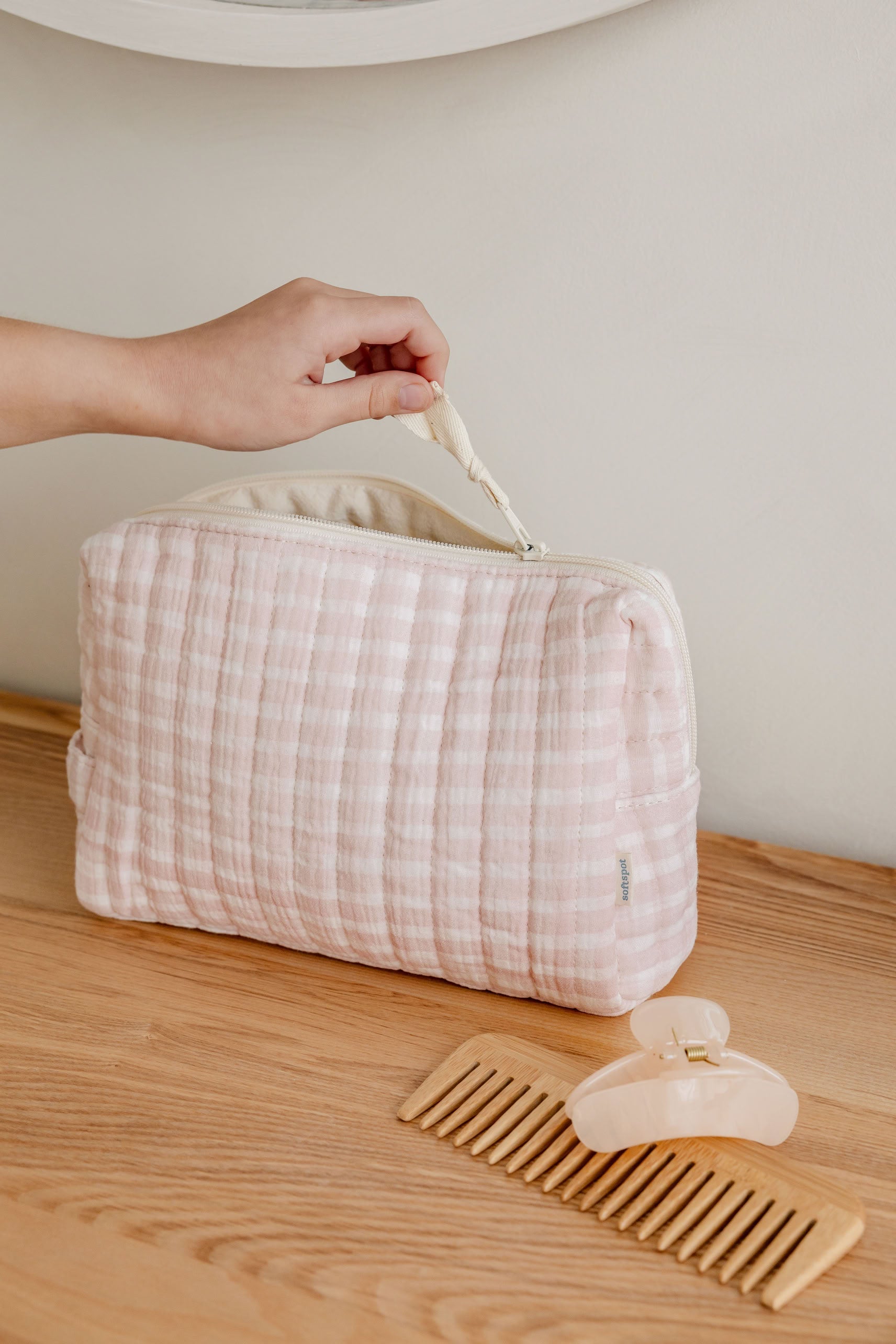 Soft Spot Soft Loaf Pouch Rosewater