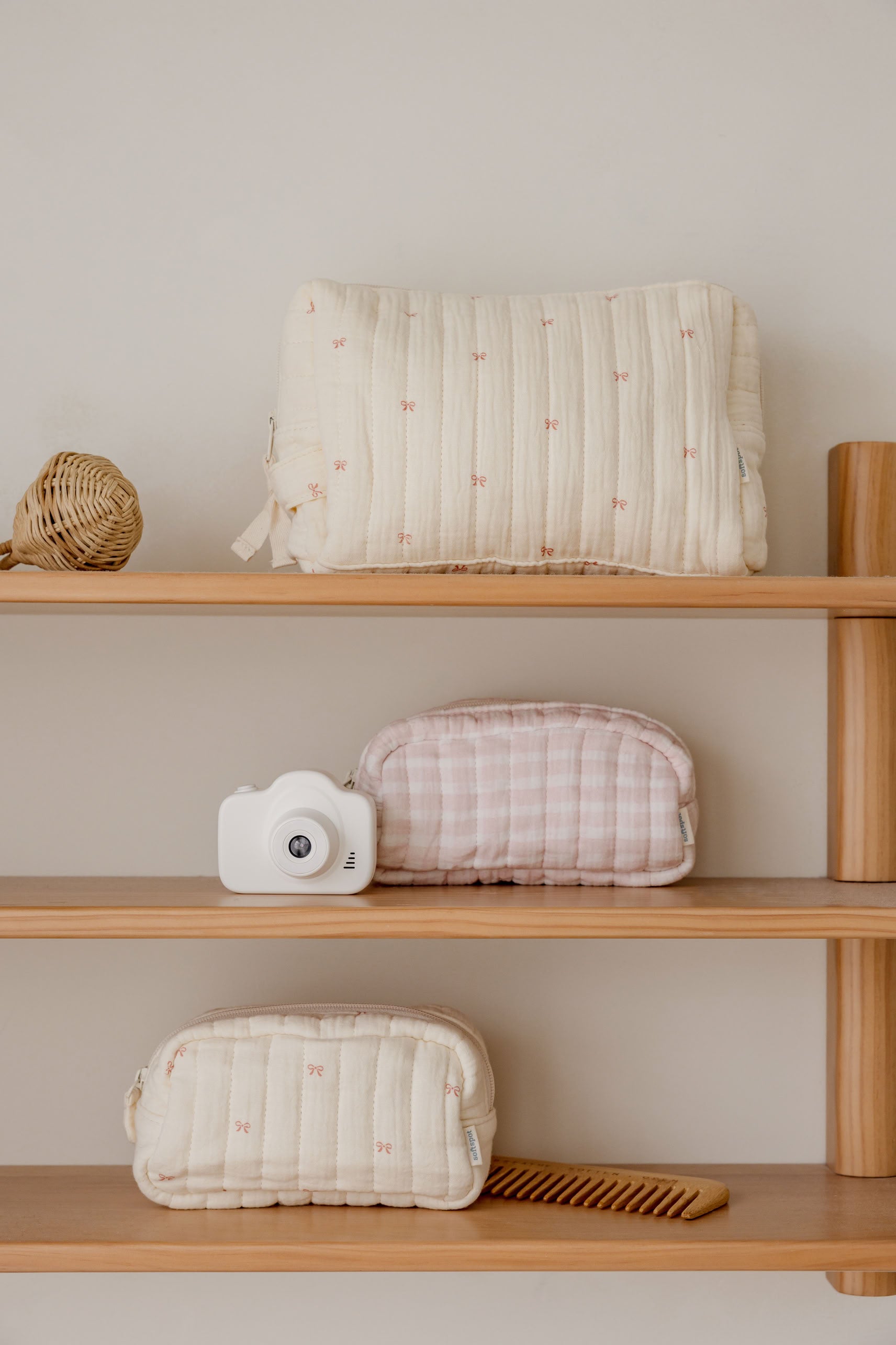 Soft Spot Soft Mini Loaf Pouch Rosewater