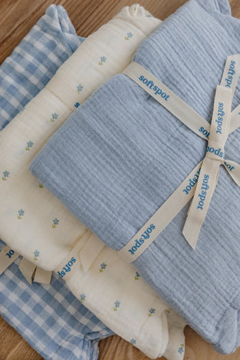 Soft Spot Soft Petal Cushion Covers Set of 2 Periwinkle