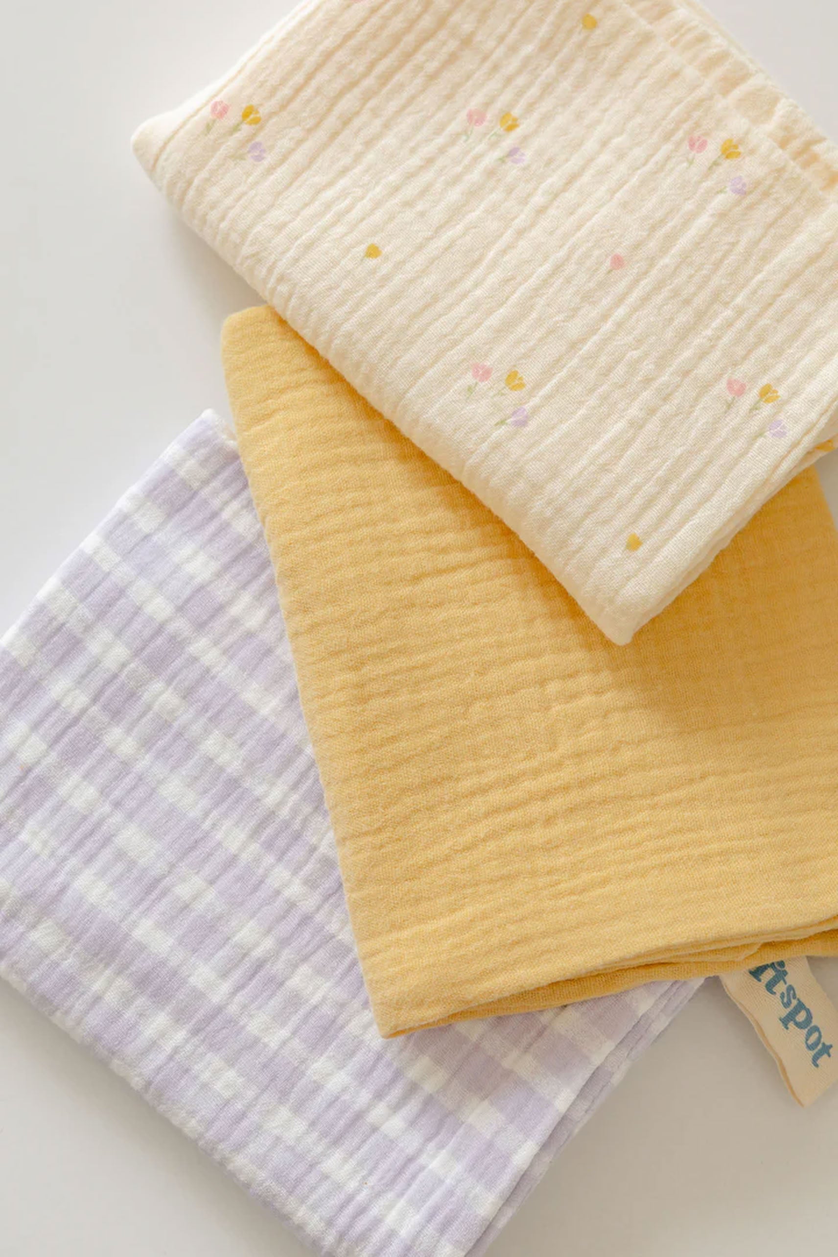Soft Spot Soft Tea Towels (Set of 3) Tulips