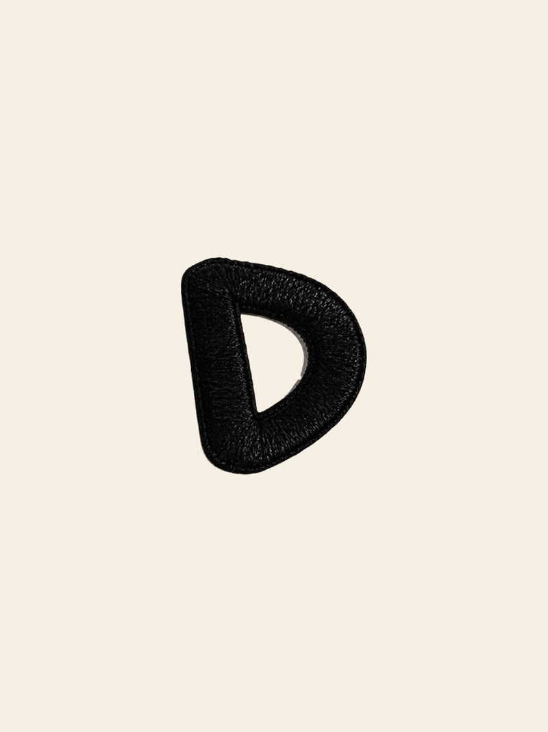 Stacked Store Alphabet D Patch