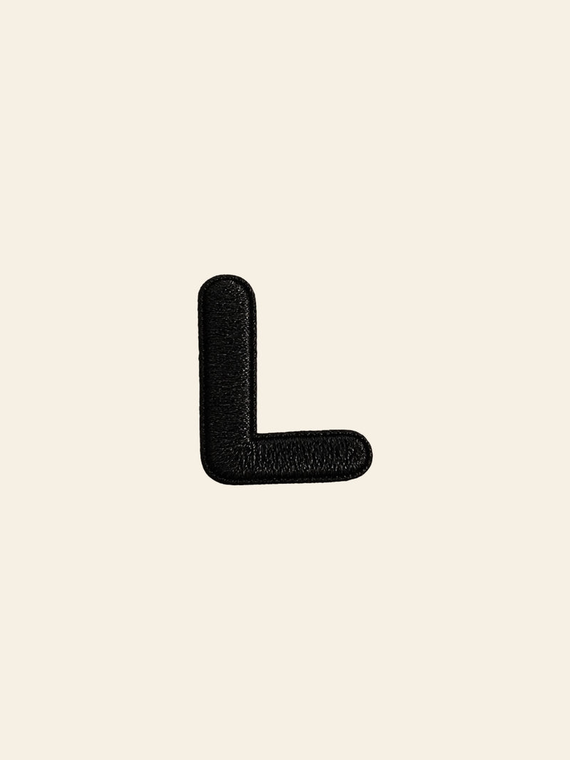 Stacked Store Alphabet L Patch