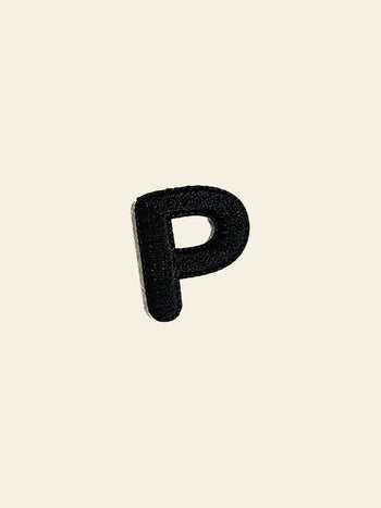 Stacked Store Alphabet P Patch