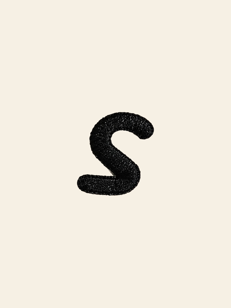 Stacked Store Alphabet S Patch