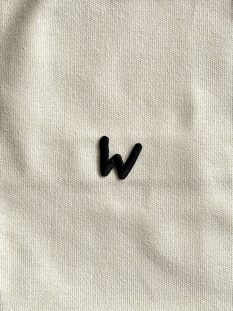 Stacked Store Alphabet W Patch
