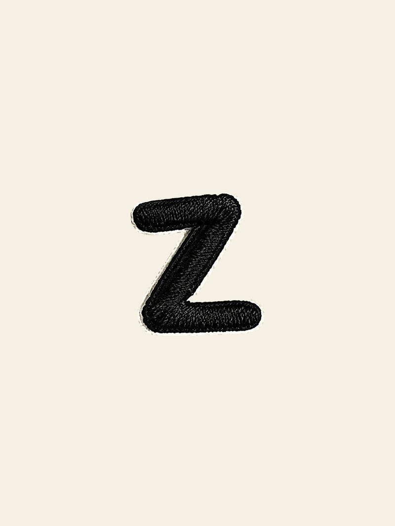 Stacked Store Alphabet Z Patch