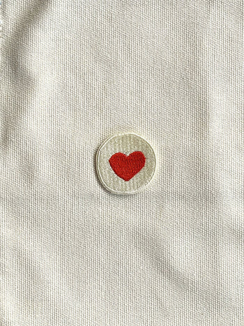 Stacked Store Heart Eyes Patch