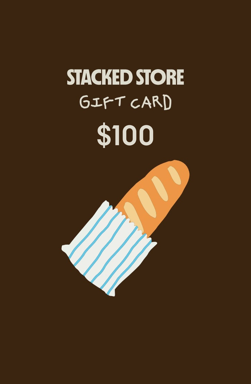 Stacked Store 实体礼品卡 - 法棍面包