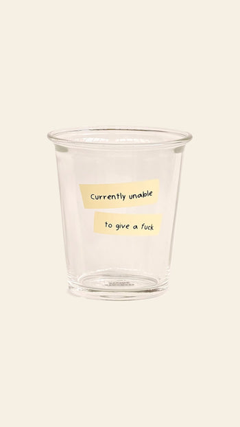 Stacked Store Reality Check Cup Currently Unable To Give A Fuck