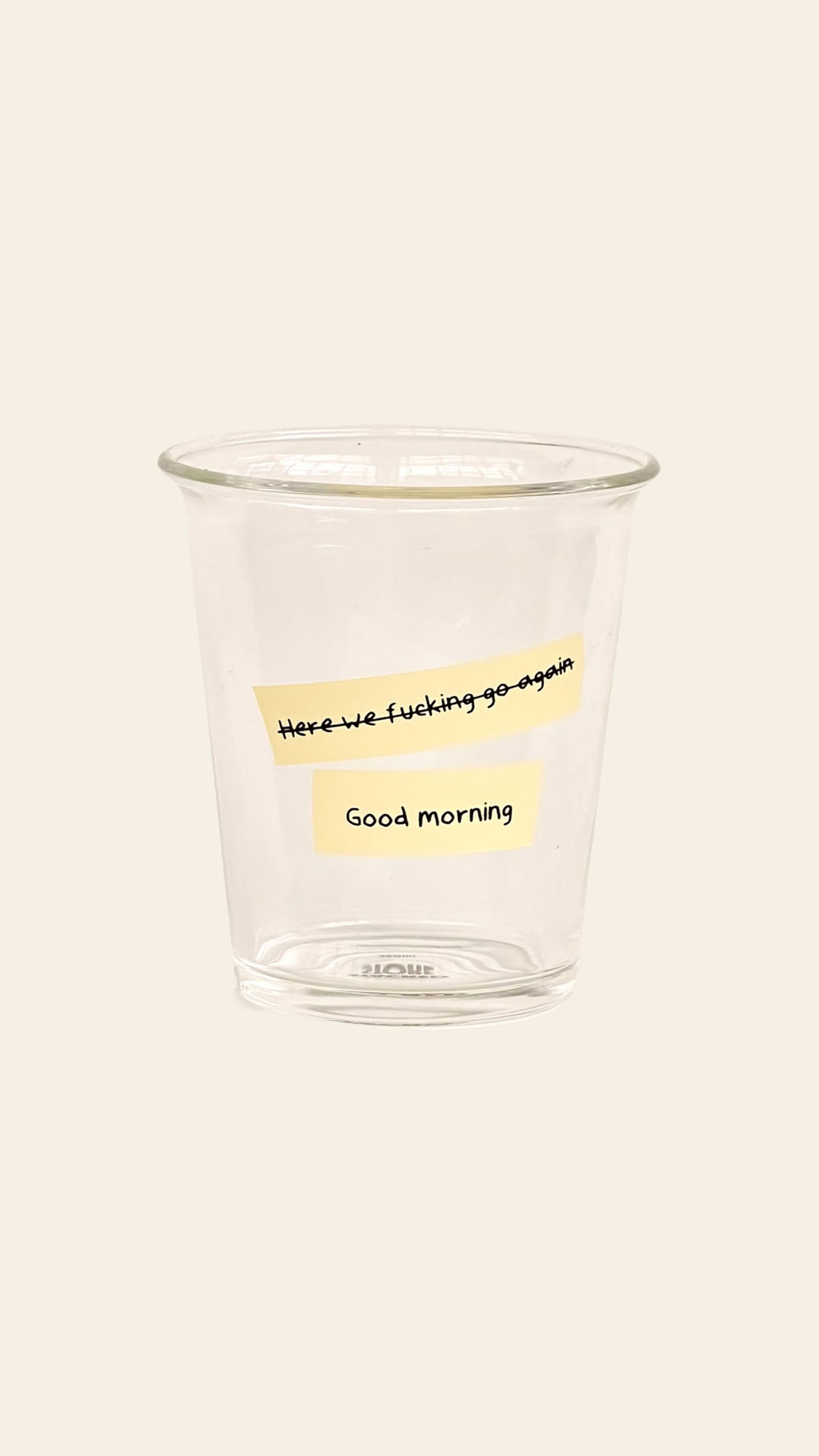 Stacked Store Reality Check Cup Good Morning