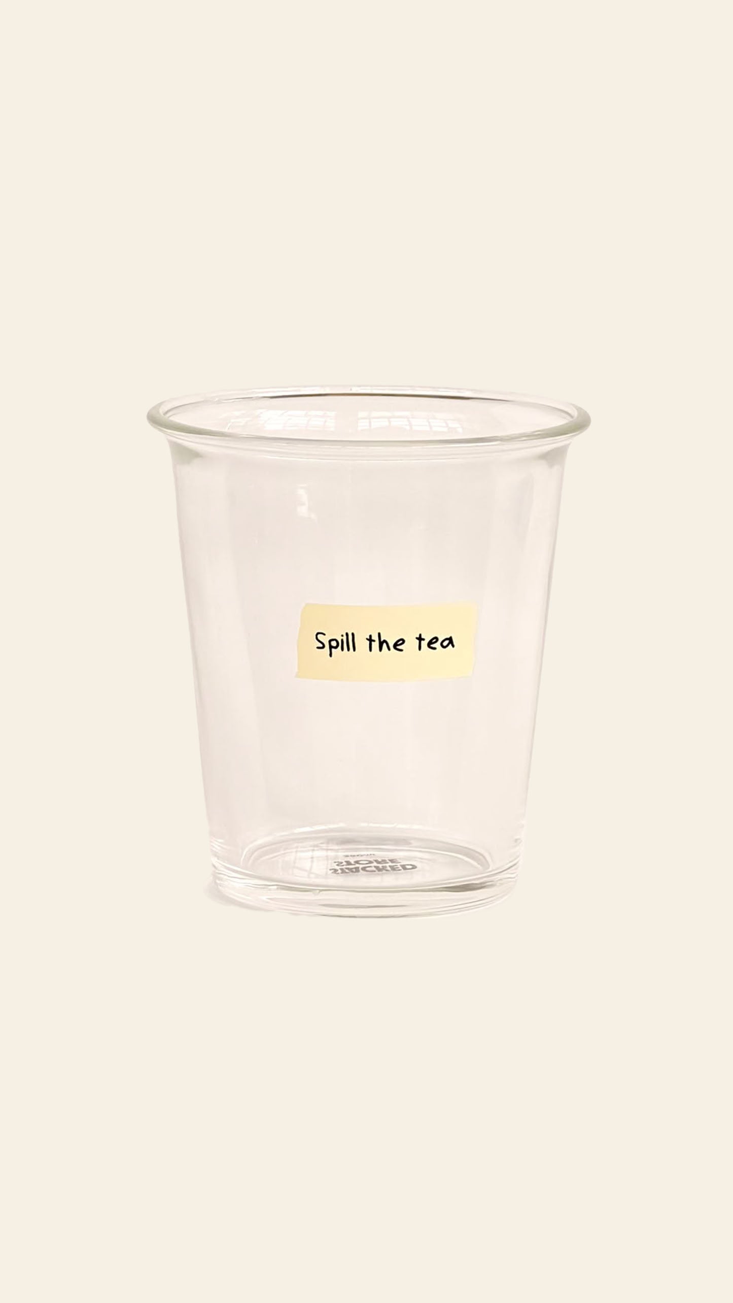 Stacked Store Reality Check Cup Spill The Tea